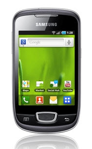Telef Movil Samsung Galaxy Mini S5570i Gris